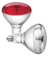 Лампа для обогрева 150В, красная / белая