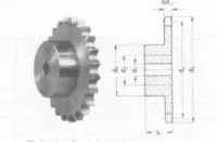 Звездочки 20В-1 и 24В-1 с боковой ступицей для обычных роликовых цепей