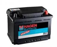 Аккумулятор Hagen 55Ah 460A Евро 242/175/190