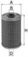 Фильтр топливный (бумажный) MAN F-M90
