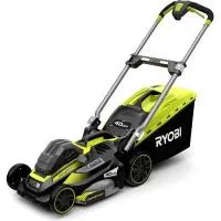 Ryobi RLM 36 X 41 H 40, Аккумуляторная газонокосилка, 36 В/5,0 Ач, мульчирование, арт 27517