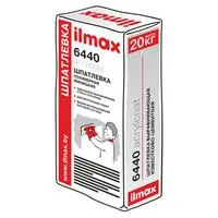 Ilmax «6400 cemcoat» Финишная цементная шпатлевка. Устойчивость к механическим воздействиям.