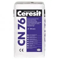 Ceresit «CN 76» Высокопрочный цемент для пола. Предназначен для выравнивания бетонных оснований.
