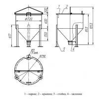 Бадья для песка Н1.897.Р10