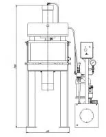 Пресс гидравлический Q 27 тонн Н1.824