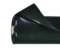 Пленка ПВХ Ergis 0,5мм, рулон 6*40м, цена за м2,цвет черный