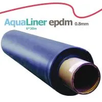 Пленка для пруда Бутилкаучуковая AquaLiner 0.8mm, ширина 6м, за м2