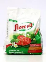 Удобрение Флоровит (Florovit) для клубники и земляники гранулированное, 1 кг (пакет)