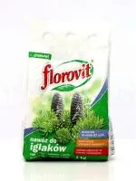 Удобрение Флоровит (Florovit) для хвойных гранулированное, 1 кг (пакет)
